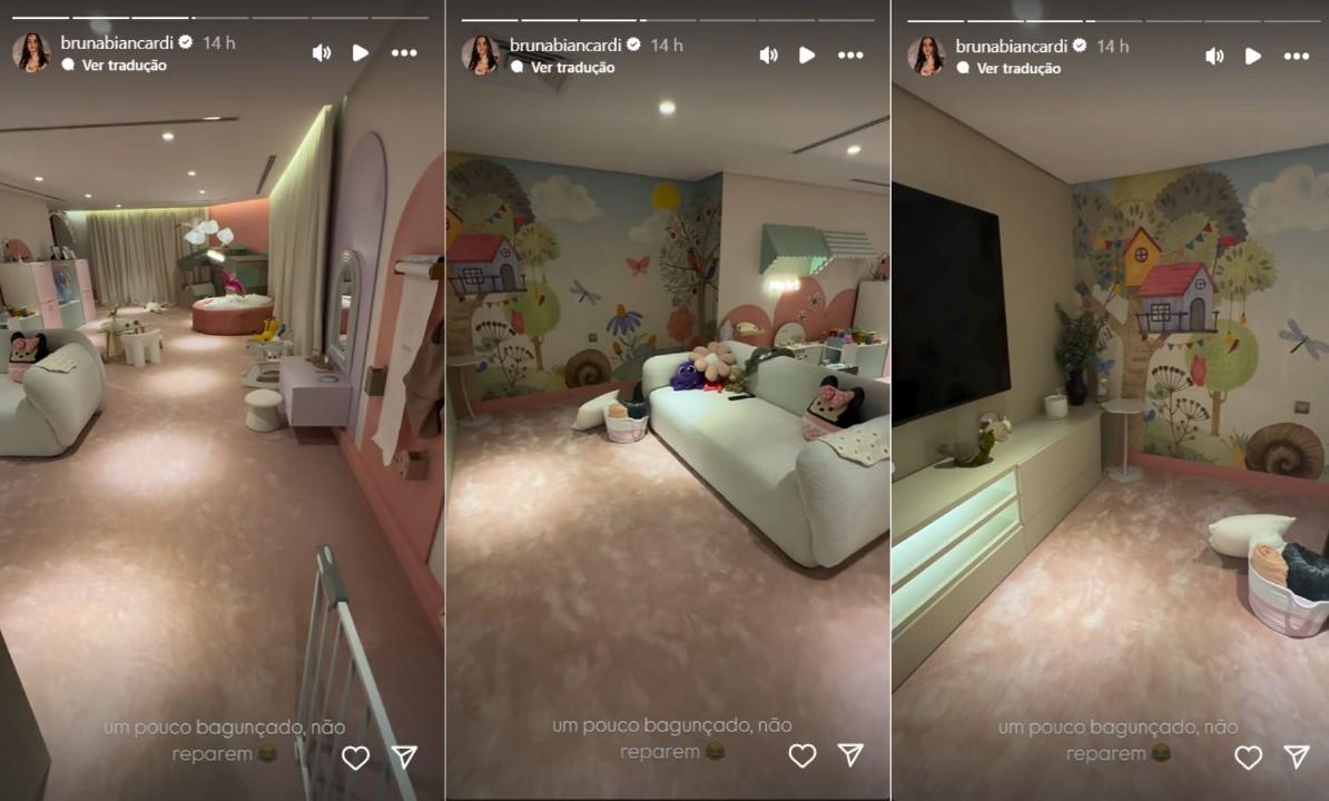 Bruna Biancardi mostra detalhes do quarto de Mavie - Reproduo Instagram