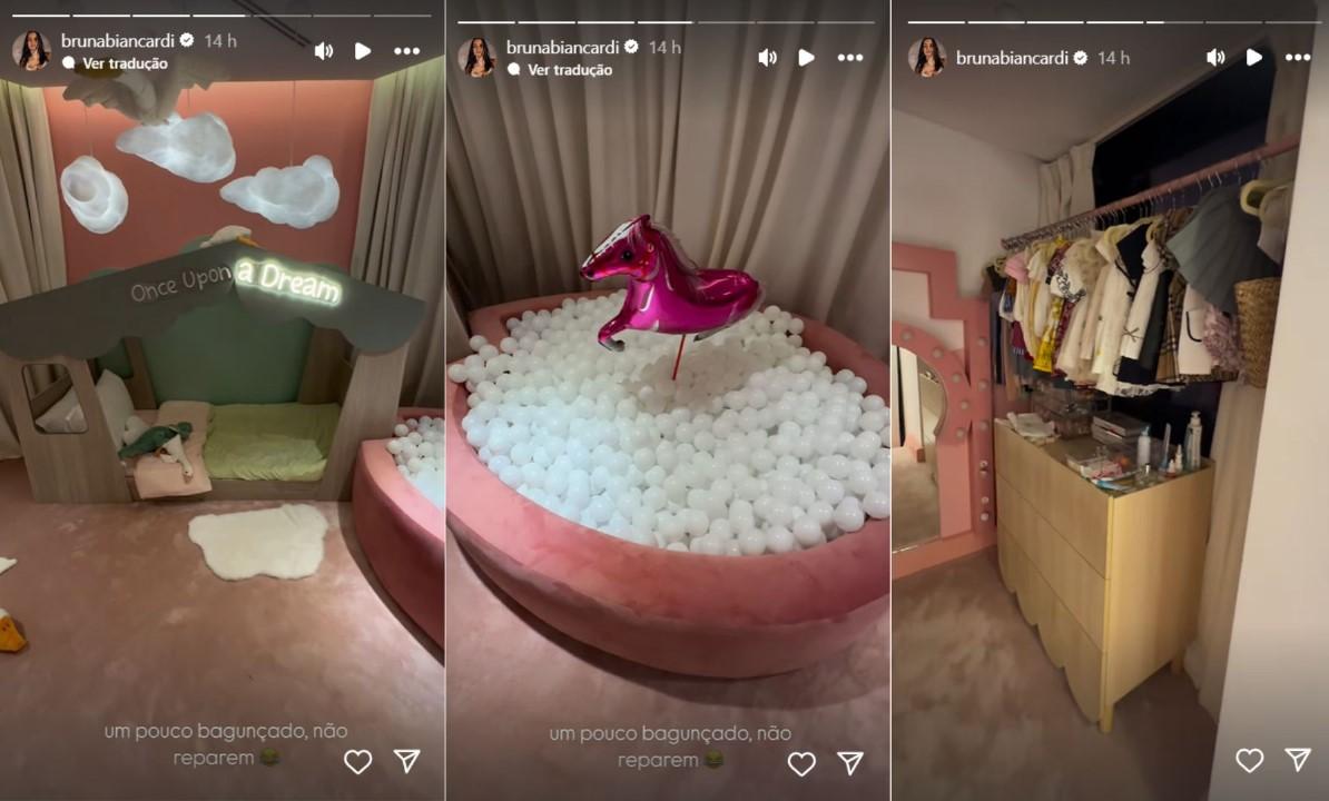 Bruna Biancardi mostra detalhes do quarto de Mavie - Reproduo Instagram