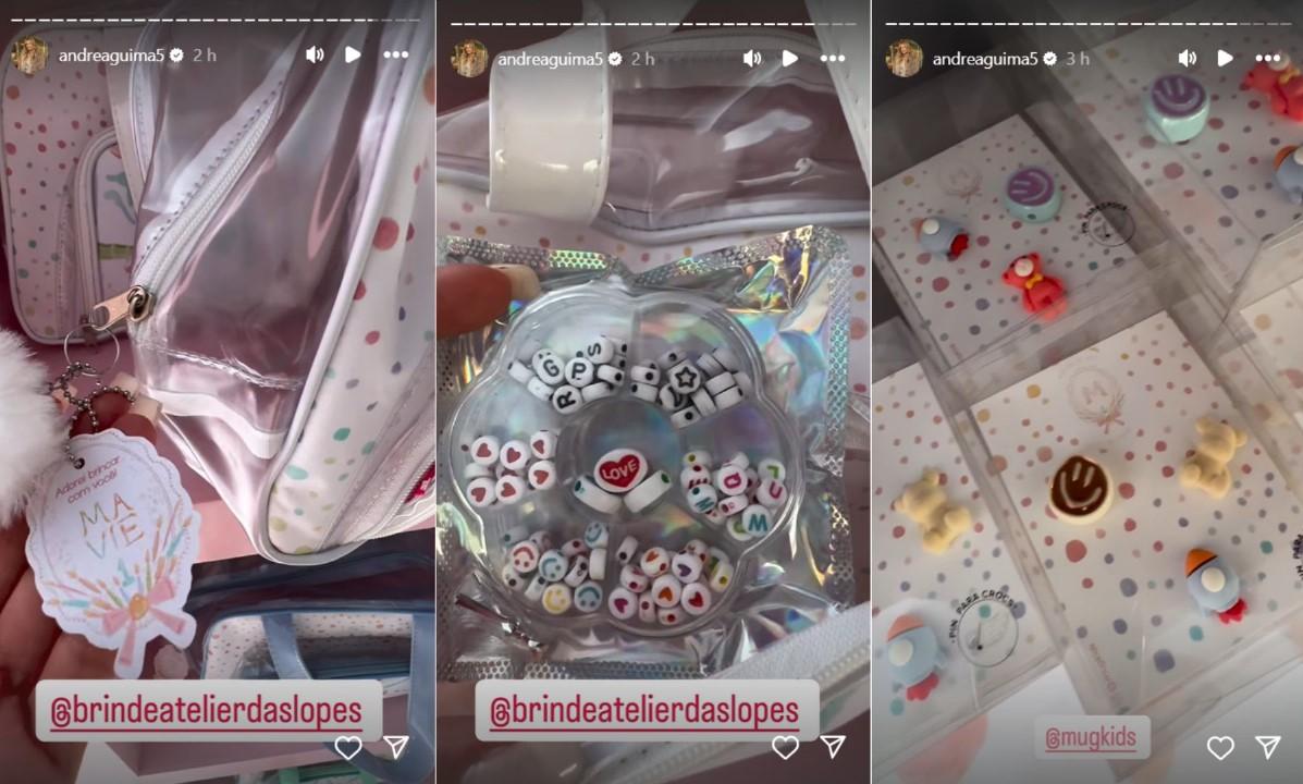 Lembrancinhas da festa de Mavie - Reproduo Instagram