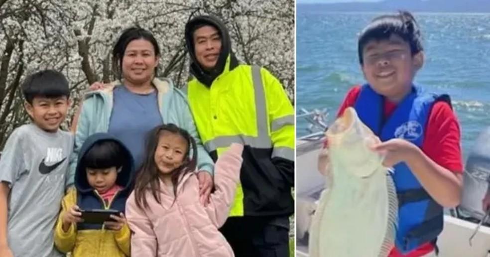 Juladi Jude Khammoungkhoune direita foi o nico sobrevivente entre seus familiares Foto Reproduo Metro