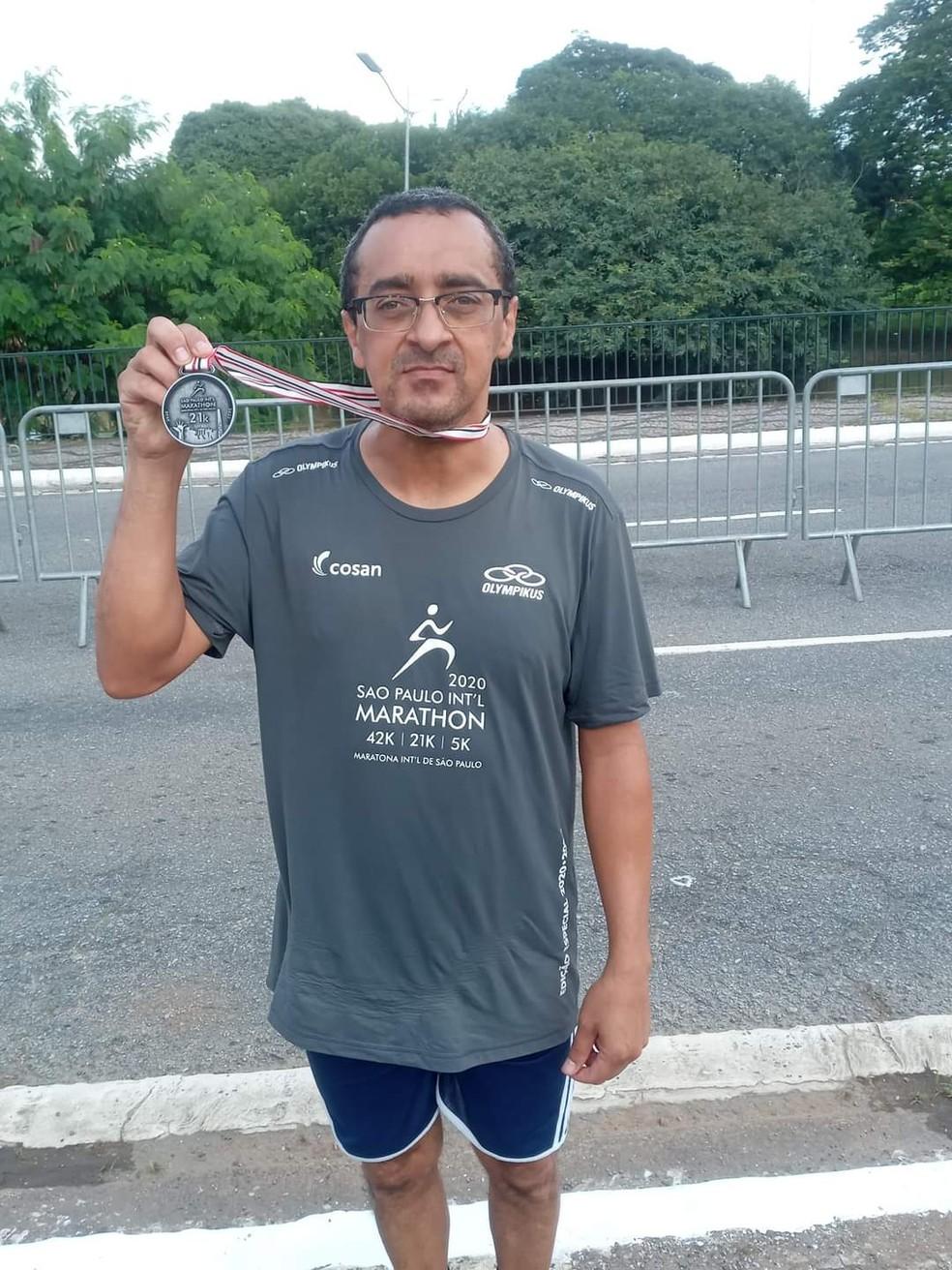 O atleta amador Marcelo Mariano da Silva Foto Arquivo pessoal