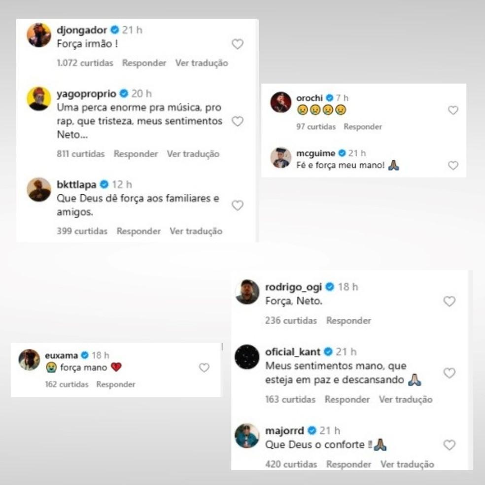 Nomes importantes do RAP Nacional lamentaram a morte de Lo Foto Reproduo