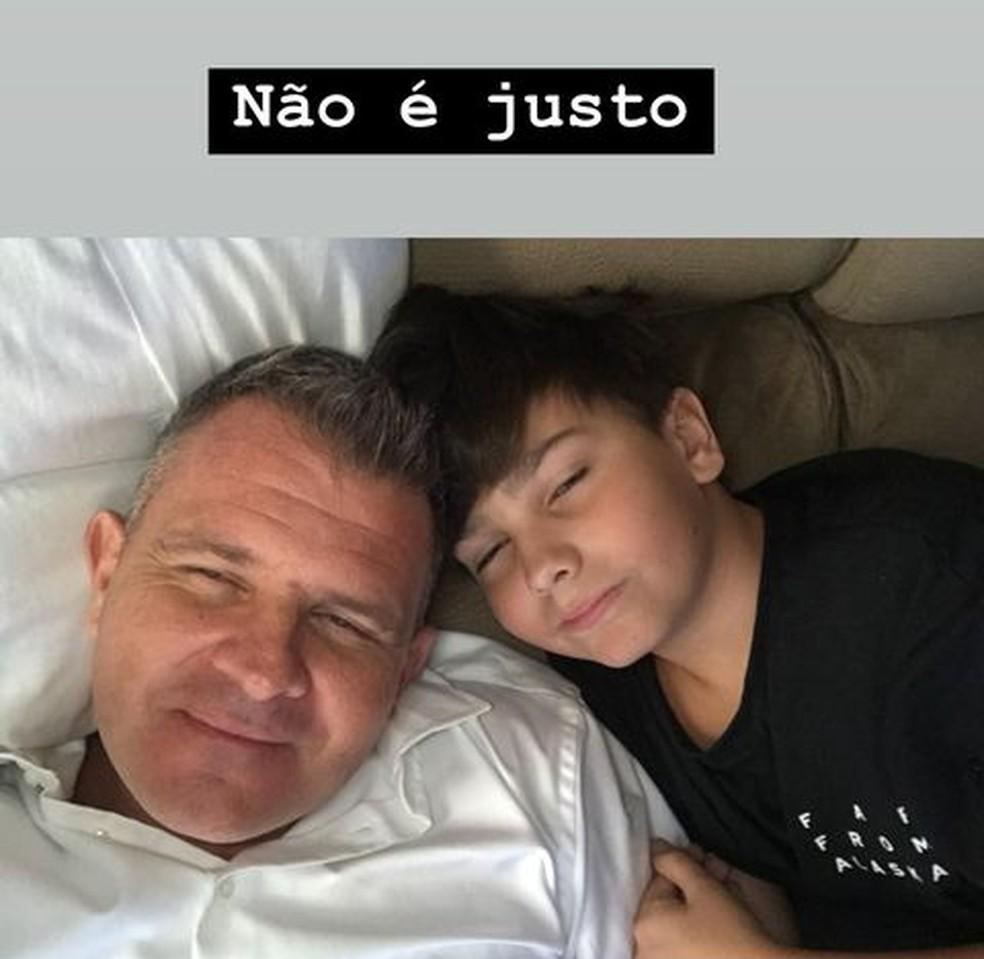 Rinaldo Neto filho de Apstolo Rina 1972-2024 lamenta morte do pai Foto ReproduoInstagram