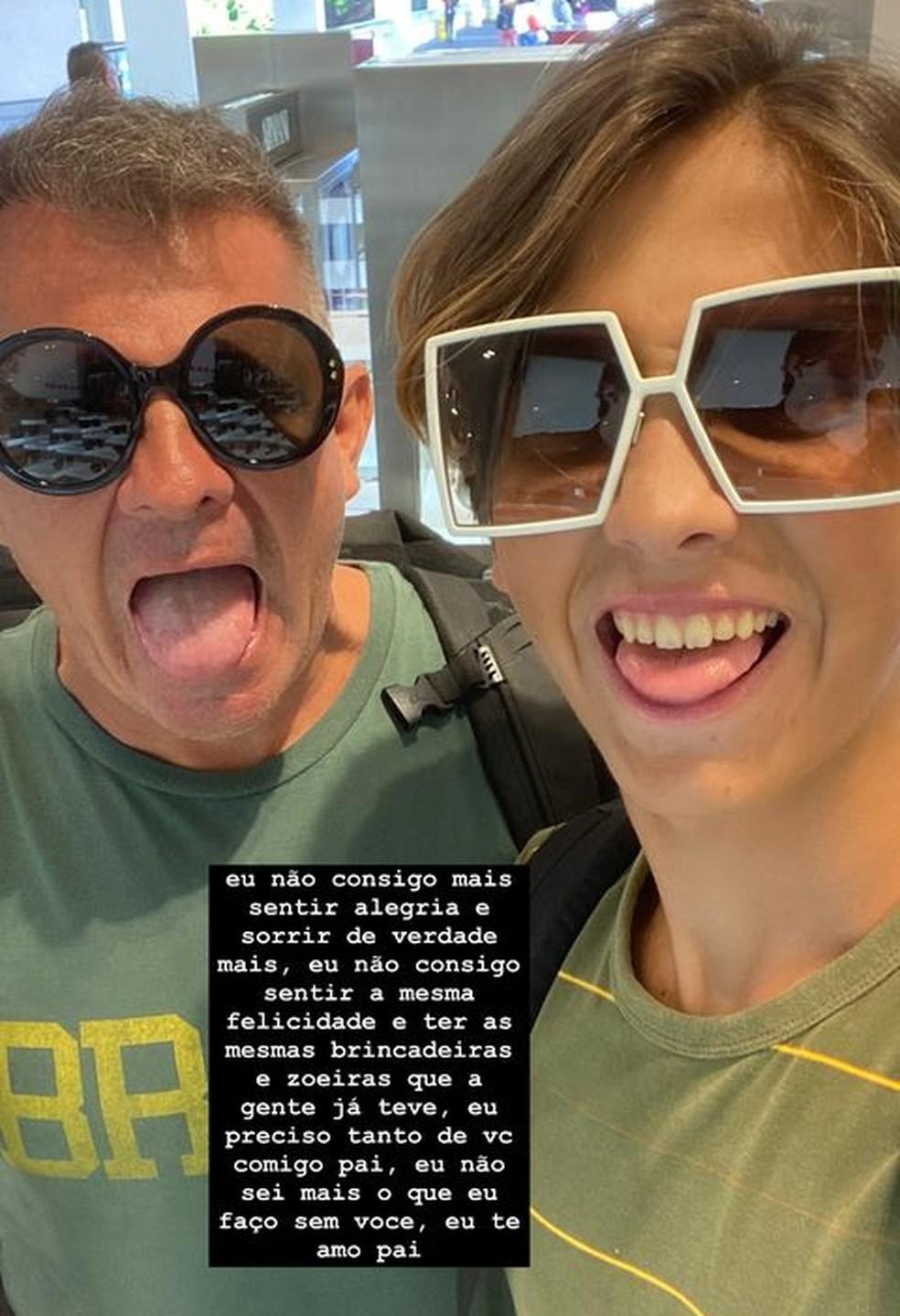 Rinaldo Neto filho de Apstolo Rina 1972-2024 lamenta morte do pai Foto ReproduoInstagram