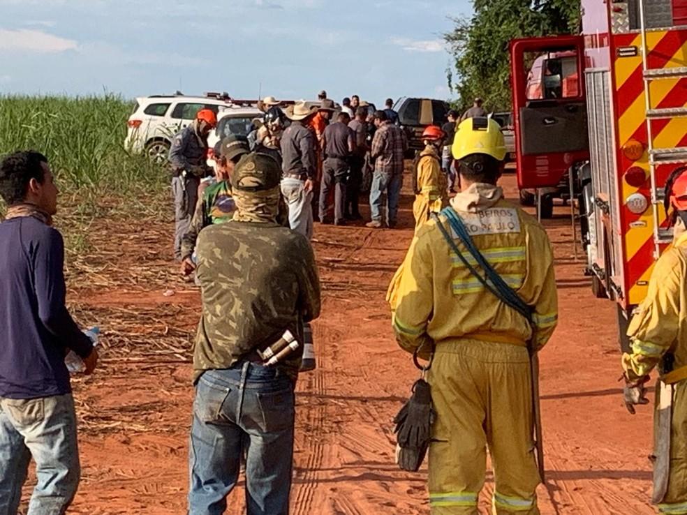 Idosa se perdeu em mata em uma propriedade rural em Taciba SP Foto Kawanny BarrosTV Fronteira