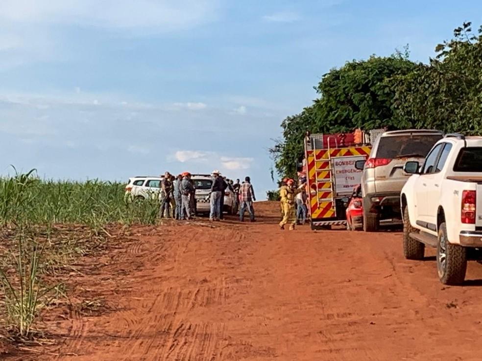 Idosa se perdeu em mata em uma propriedade rural em Taciba SP Foto Kawanny BarrosTV Fronteira