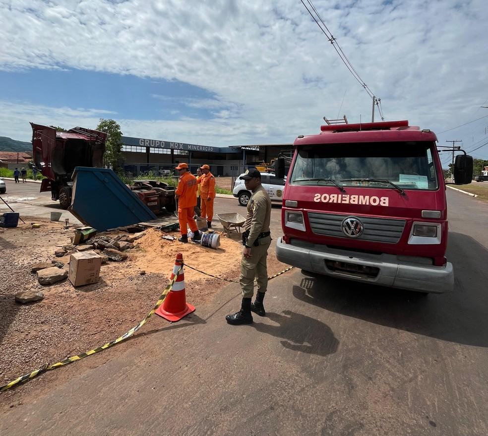Acidente aconteceu em Paraso do Tocantins Foto DivulgaoBombeiros