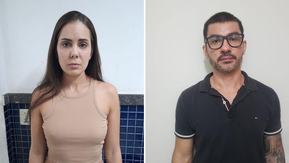 Gabriella Anacleto Kiefer esquerda e Thiago Oliveira Do Nascimento direita Foto Divulgao Sesp