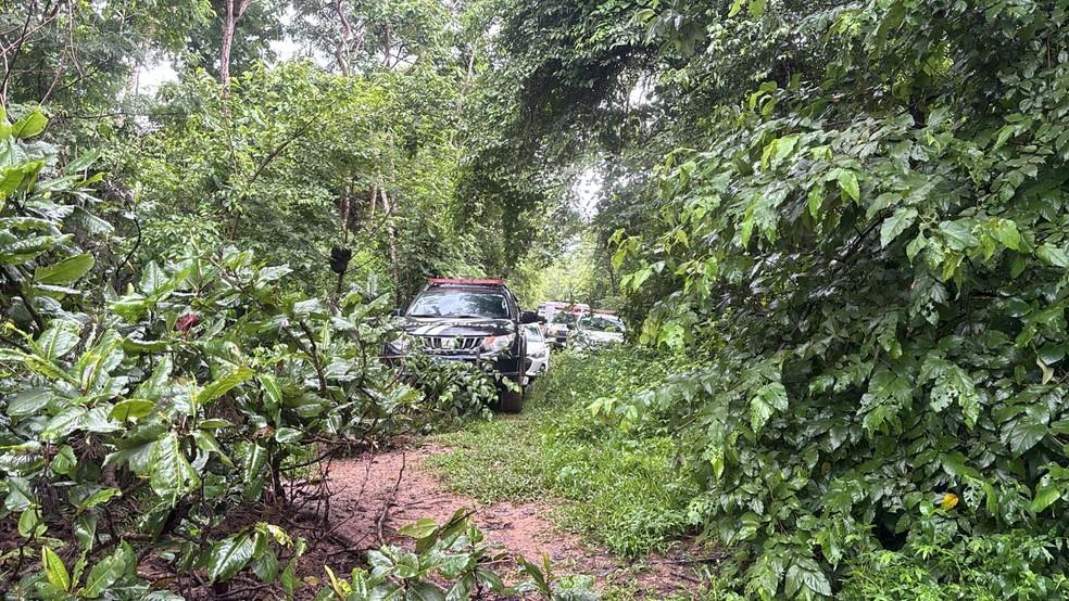 Corpo foi encontrada em rea s margens do Rio Cuiab Foto Ianara GarciaTVCA