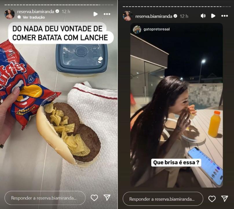 Bia Miranda revela desejo inusitado durante segunda gravidez - Reproduo Instagram