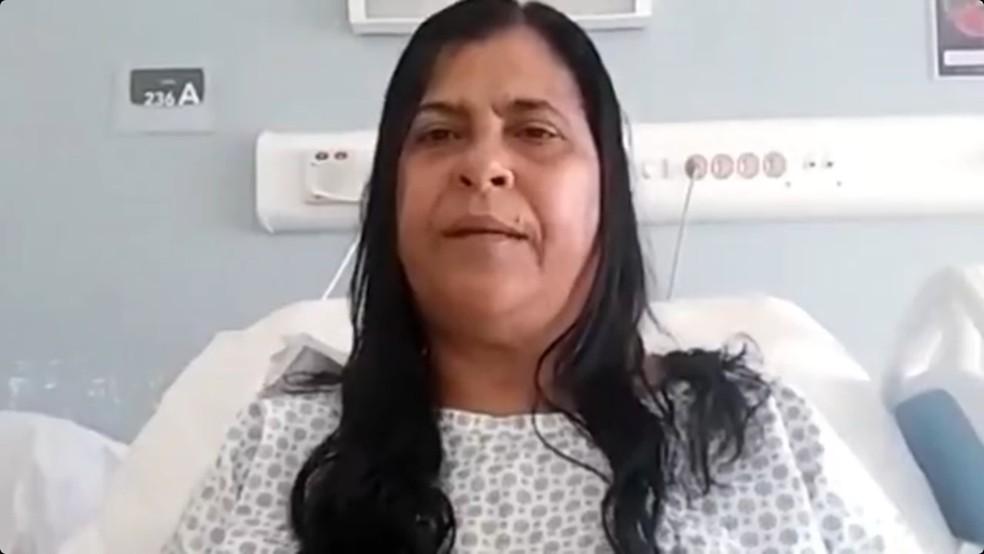 Professora estava na praia Foto ReproduoTV Globo