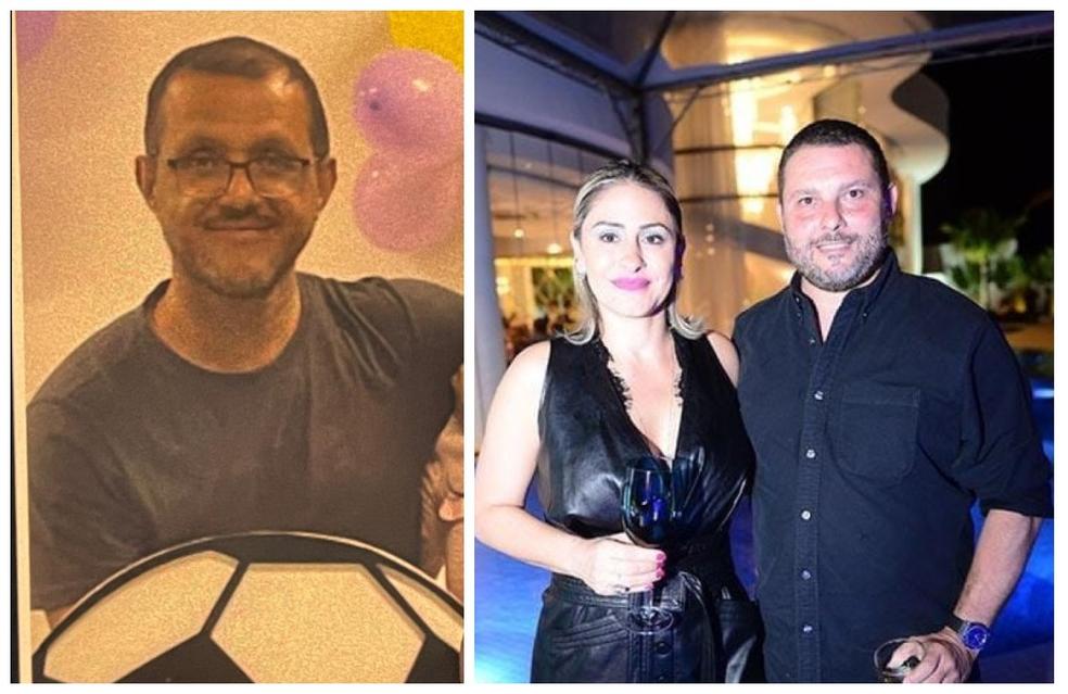 O piloto Edenilson de Oliveira e o casal Andr Feldman e Juliana Elisa Alves Maria que estavam no helicptero que caiu em Caieiras na Grande SP Foto Montagemg1TV Globo