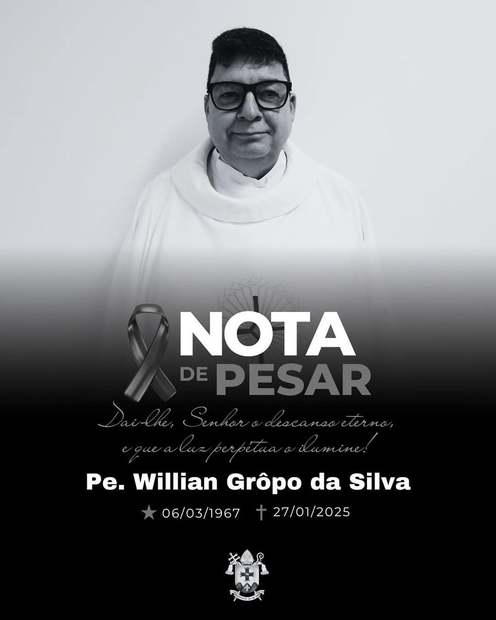 Image: https://mulherinteressante.com/wp-content/uploads/2025/01/postiimg-679910231912c3527.jpg Nota de pesar postada pela Arquidiocese de Juiz de Fora Foto Reproduo