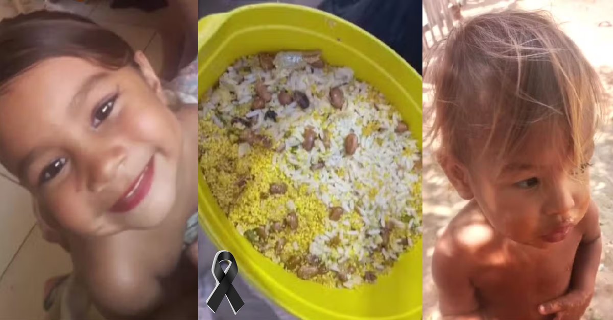 Menina de 3 anos é a segunda criança vítima de envenanento por arroz; irmão também morreu