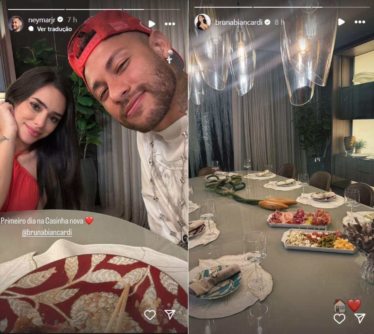 Neymar Jr e Bruna Biancardi se mudam para nova manso - Reproduo Instagram