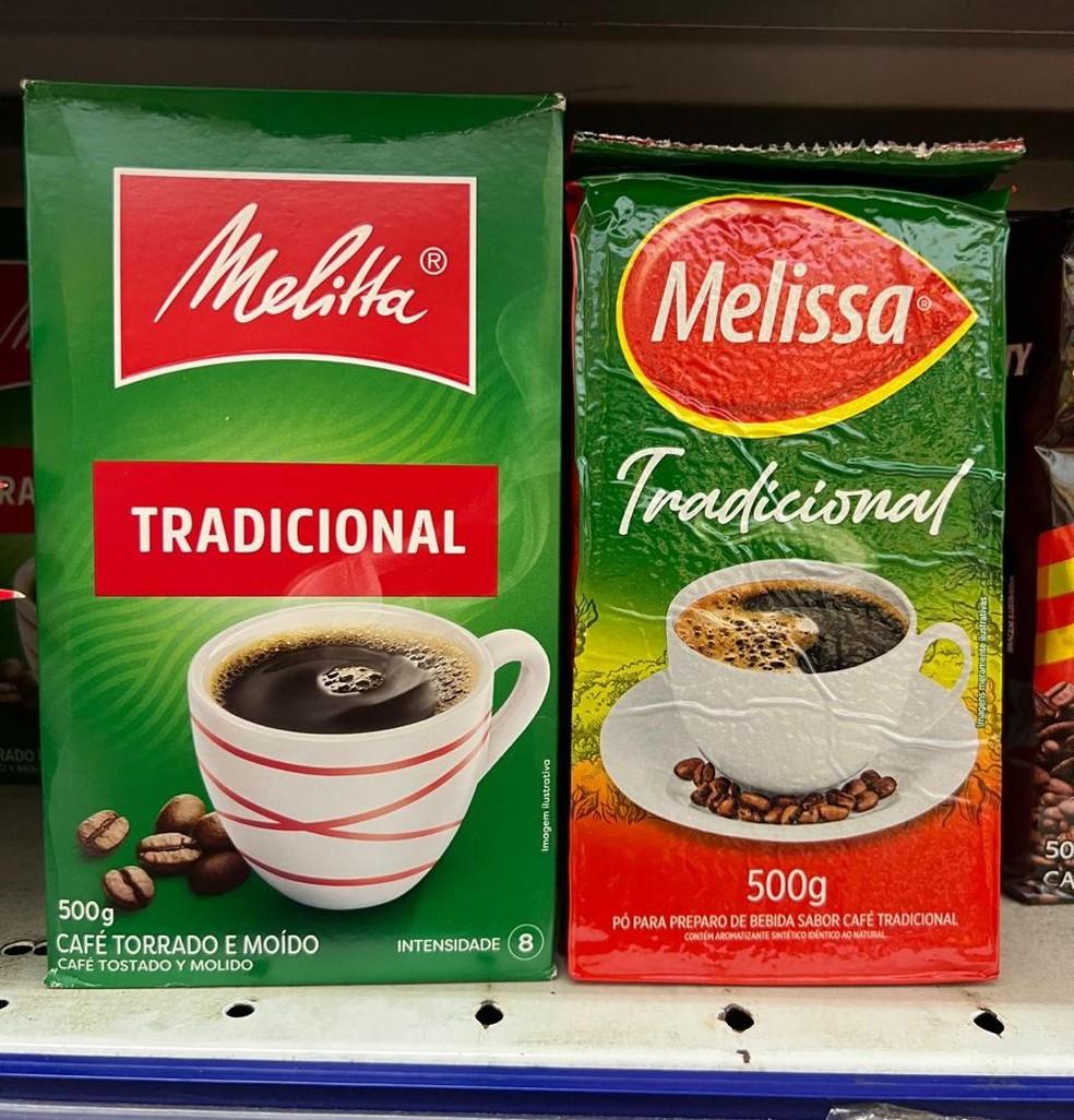 P sabor caf que imita o caf Melitta Foto foi divulgada pela Associao Brasileira da Indstria do Caf Abic que est denunciado os casos Foto Divulgao Abic