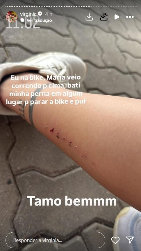 Virginia Fonseca desabafou sobre um acidente Foto ReproduoInstagram