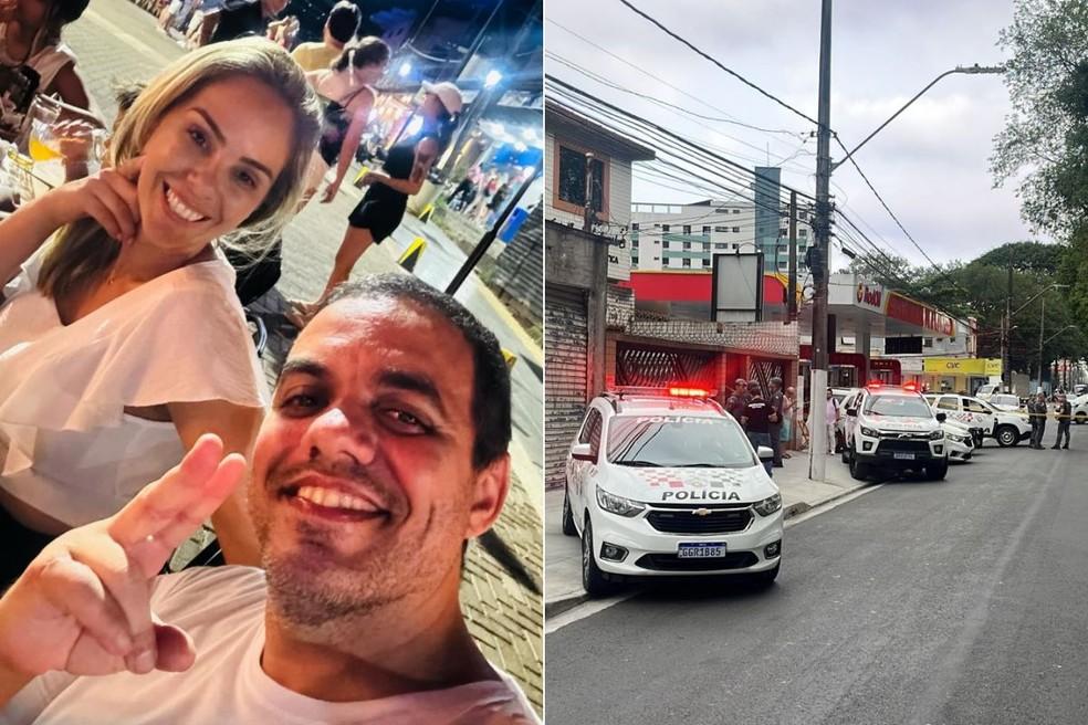 Samir Carvalho matou a esposa Amanda Fernandes em Santos SP Foto ReproduoInstagram e Daniela RucioTV Tribuna