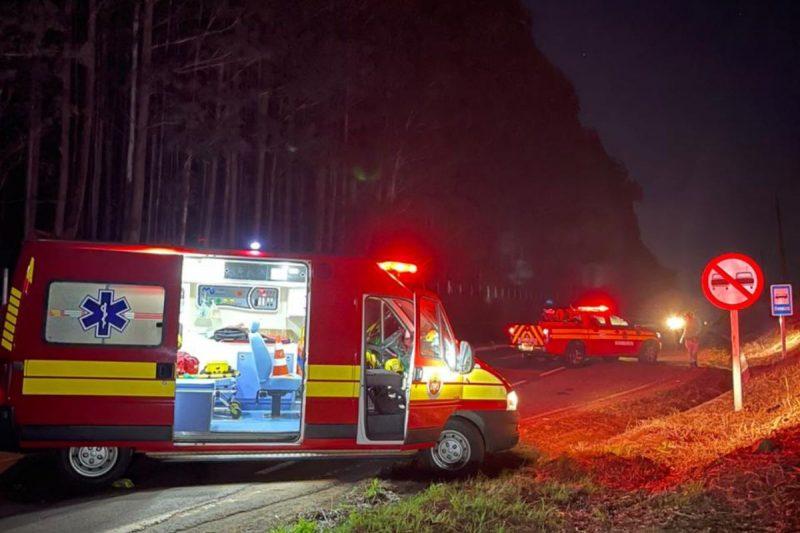 Homem de 46 anos morreu atropelado na SC-284 8211 Foto Corpo de Bombeiros MilitarND