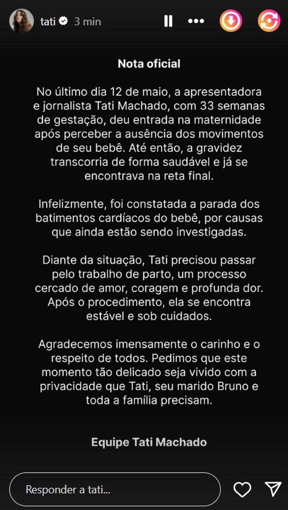 Image: https://mulherinteressante.com/wp-content/uploads/2025/05/postiimg-6824b2c9006b76634.jpg Tati Machado relata perda do beb Foto Instagram