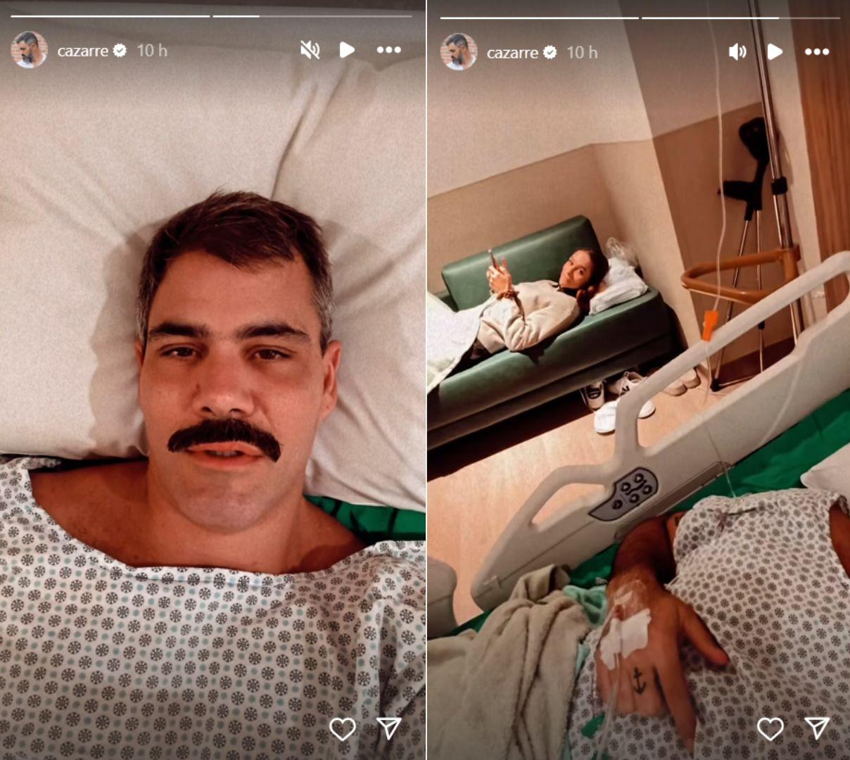 Juliano Cazarr passa por cirurgia no joelho - Reproduo Instagram