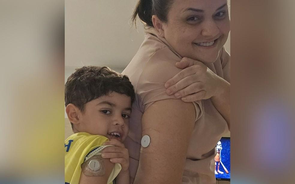 Lo e a bab Luciene Melo em foto compartilhada nas redes sociais Foto ReproduoRedes sociais de Luciene Melo