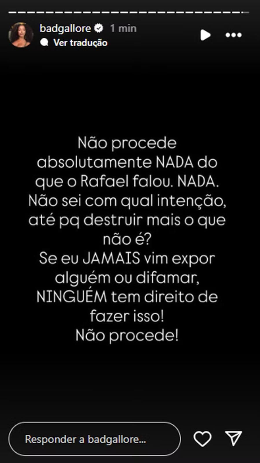Ex de MC Daniel se pronuncia e desmente crticas feitas pelo amigo sobre o funkeiro