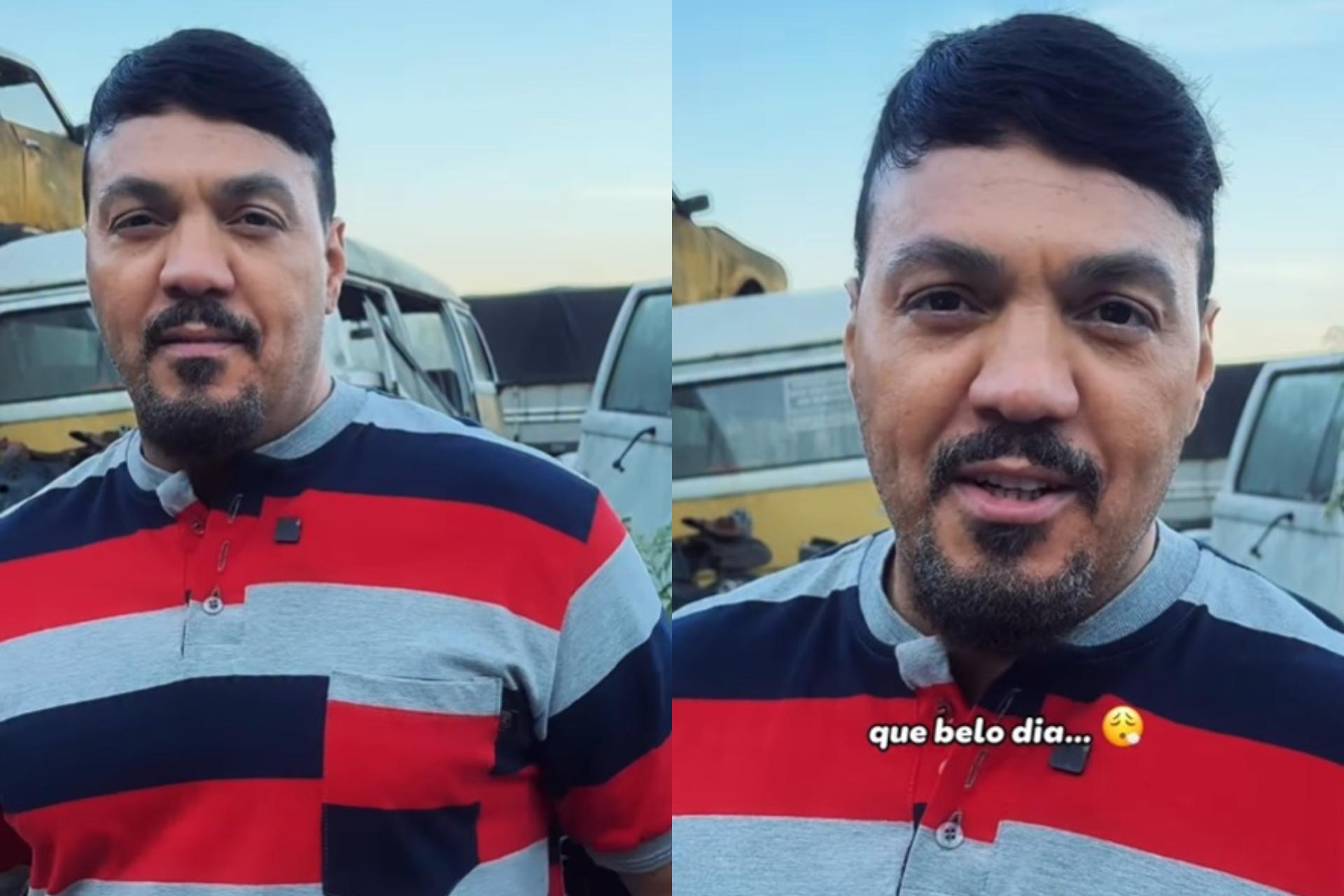 Belo muda radicalmente o visual para novo personagem