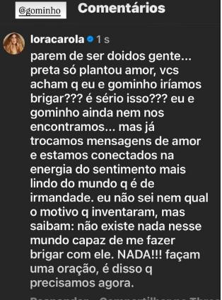 Carolina Dieckmman faz desabafo Instagram 
