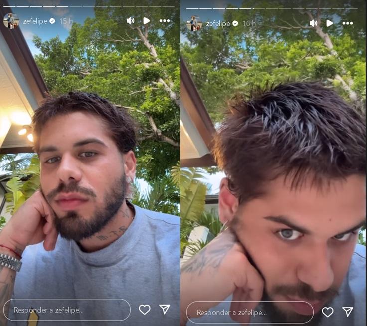 Stories de Z Felipe no Instagram 