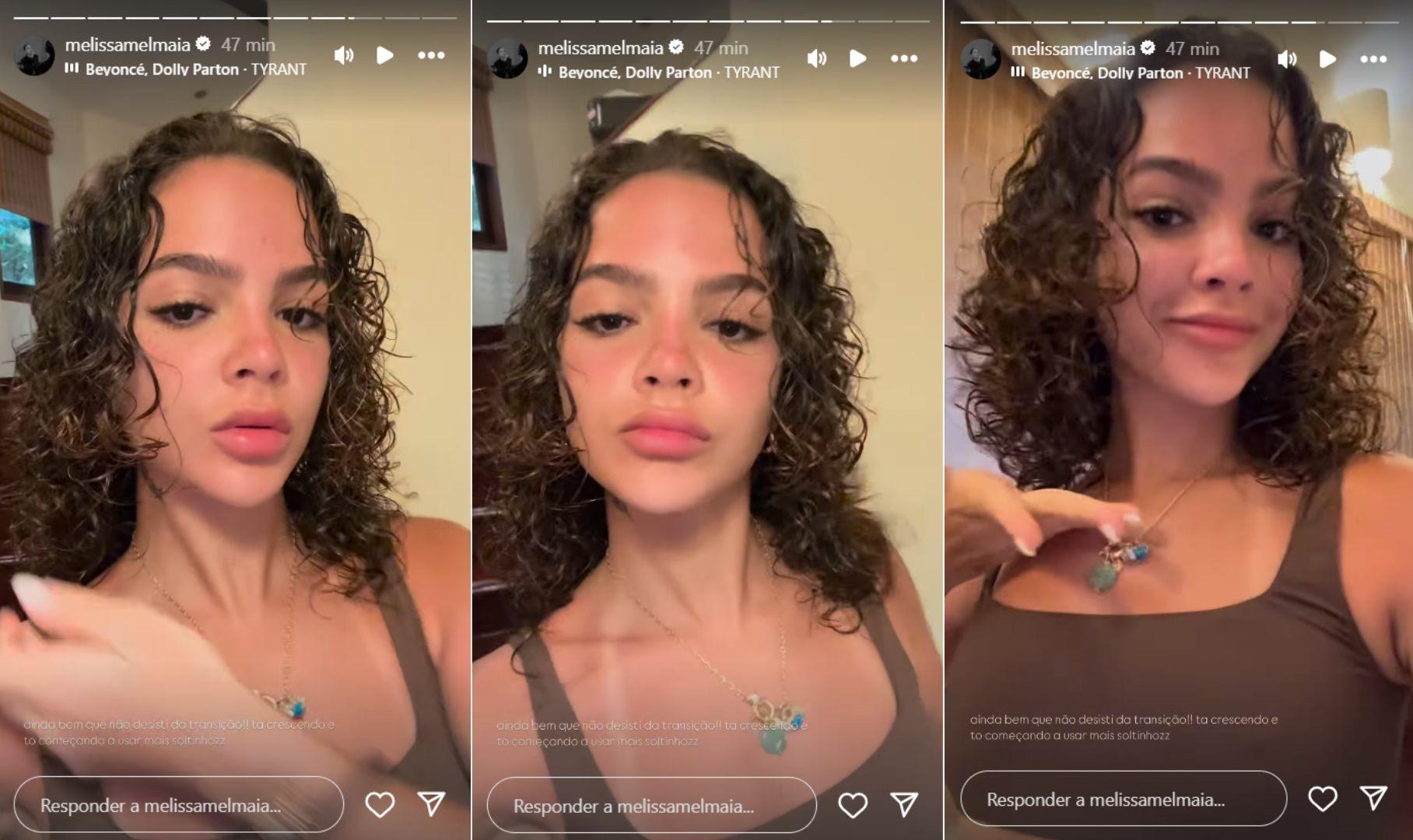 Mel Maia mostra cabelo natural aps transio capilar - ReproduoInstagram