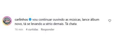 Aps ter recebido um unfollow da cantora Anitta o influenciador Carlinhos Maia decidiu reagir veja o que ele disse