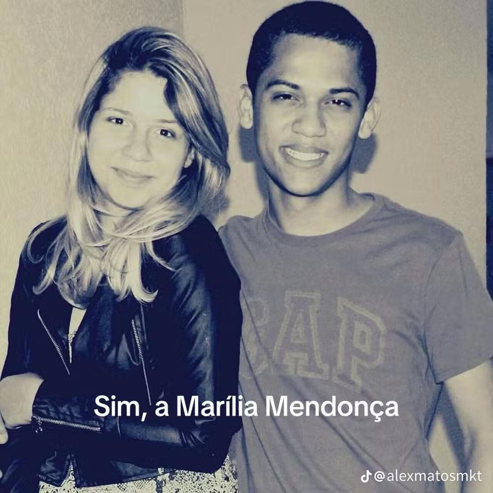 Marlia Mendona e Alex Matos - Foto Reproduo TikTok