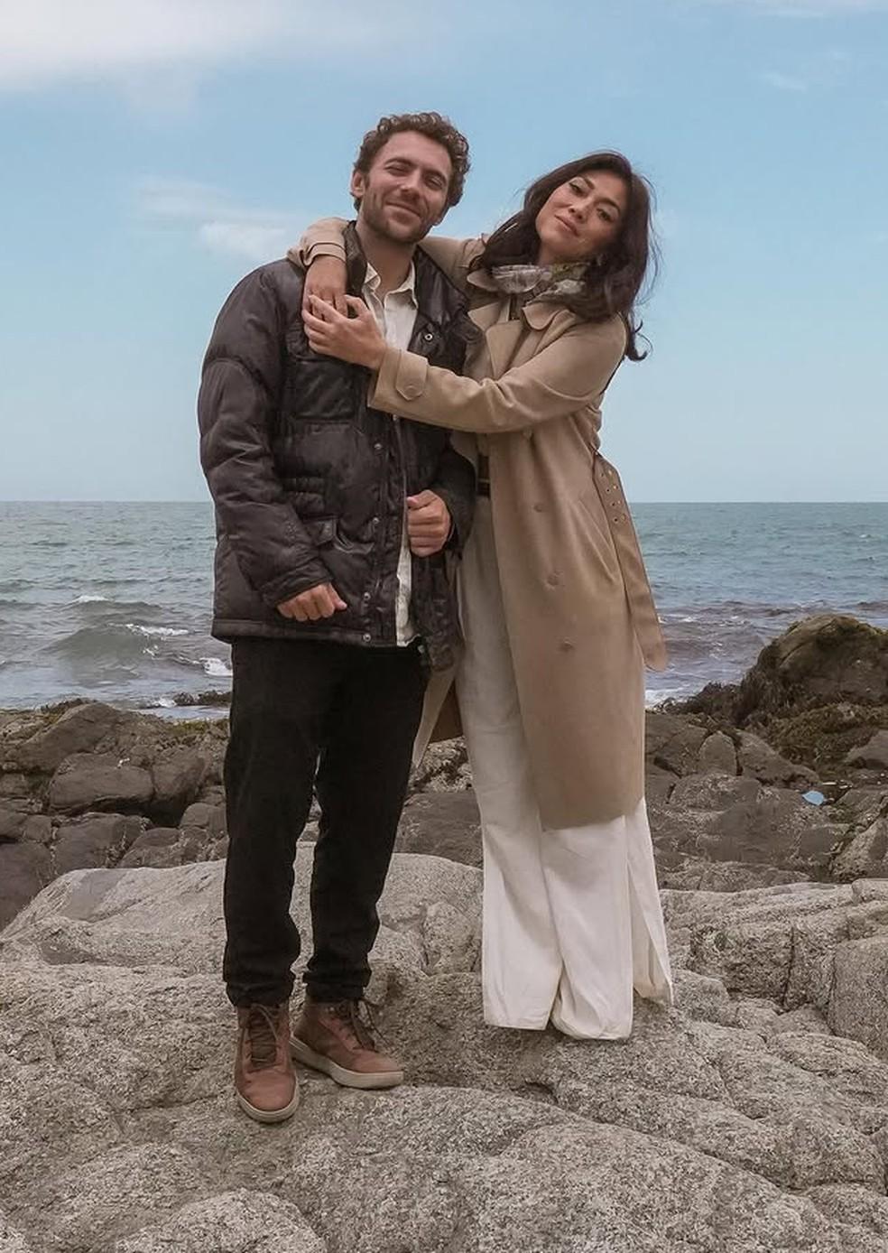 Danni Suzuki e Fernando Roncato no Chile em novembro de 2024 Foto reproduo instagram