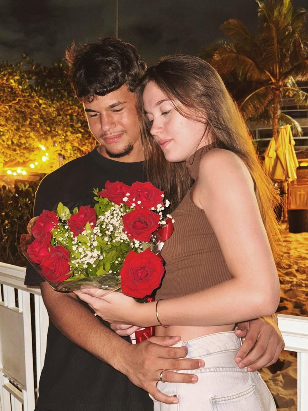 Bruno samudio e a namorada Amanda Darui Foto Arquivo pessoal