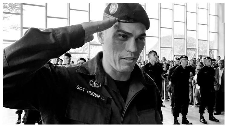 O sargento do Bope Heber Carvalho da Fonseca foi morto durante operao no Alemo