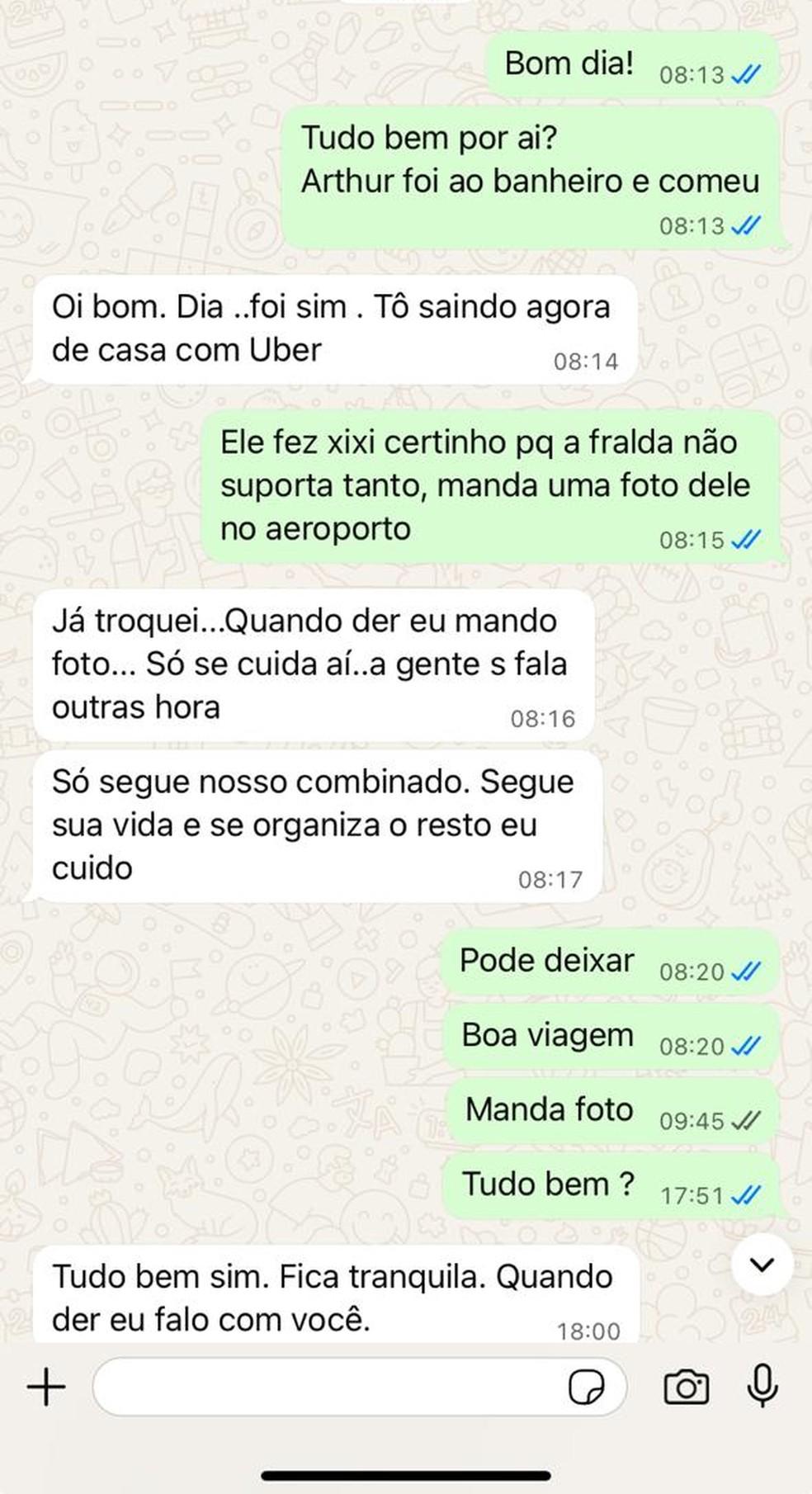 Davi Piazza pai que assassinou criana autista de 11 anos trocou mensagens com a me durante o dia Foto Arquivo pessoal