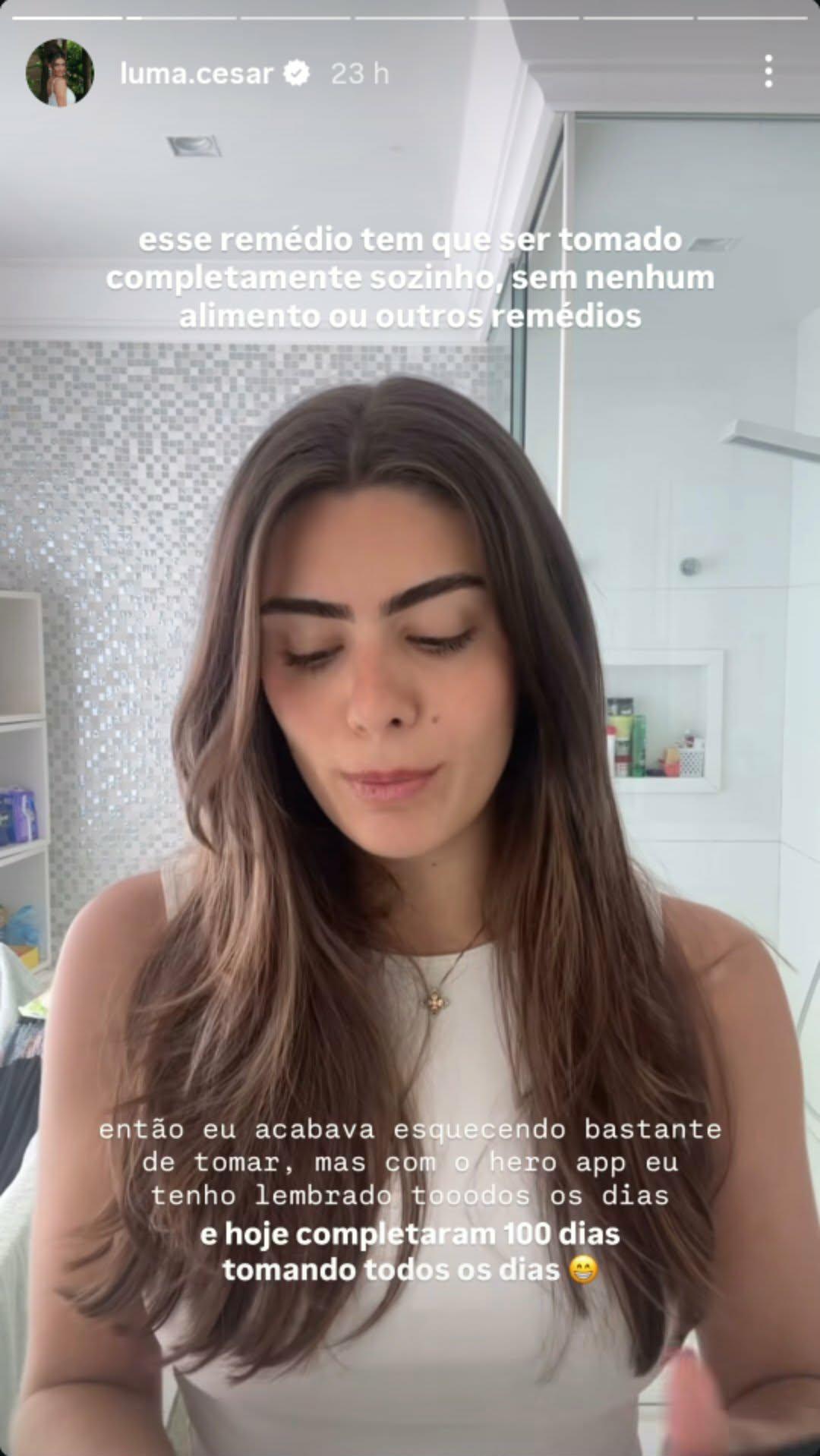 Filha de Cesar Filho fala sobre doena autoimune - Foto lumacesar