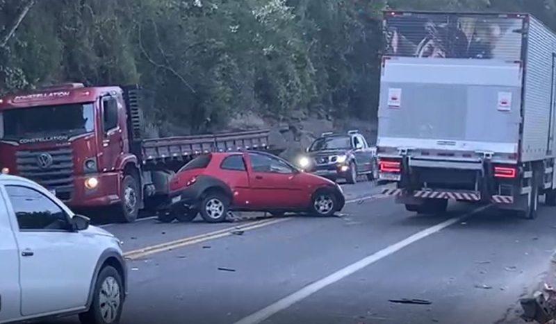 Ford Ka envolvido na batida - Aquidab NotciasImagens CedidasND Mais