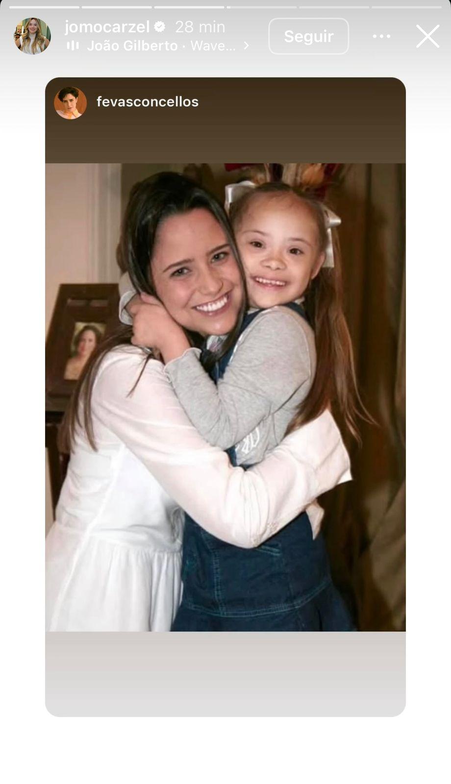 Fernanda Vasconcellos e Joana Mocarzel em Pginas da Vida - Foto ReproduoInstagram fevasconcellos