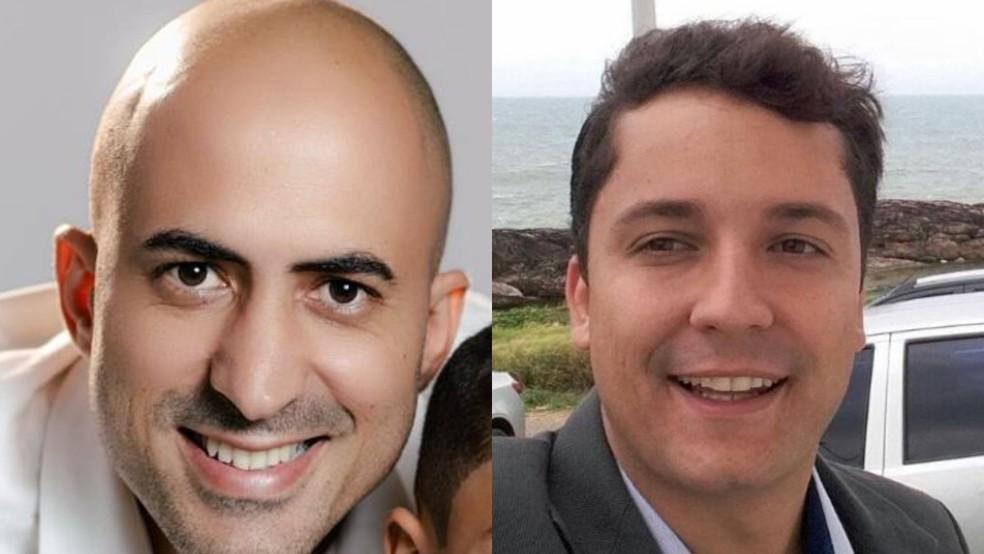 Wellington Oliveira piloto de 34 anos e Fernando Moreira Souto de 36 morreram no acidente com o avio que bateu em um prdio de BH Foto ReproduoRedes sociais