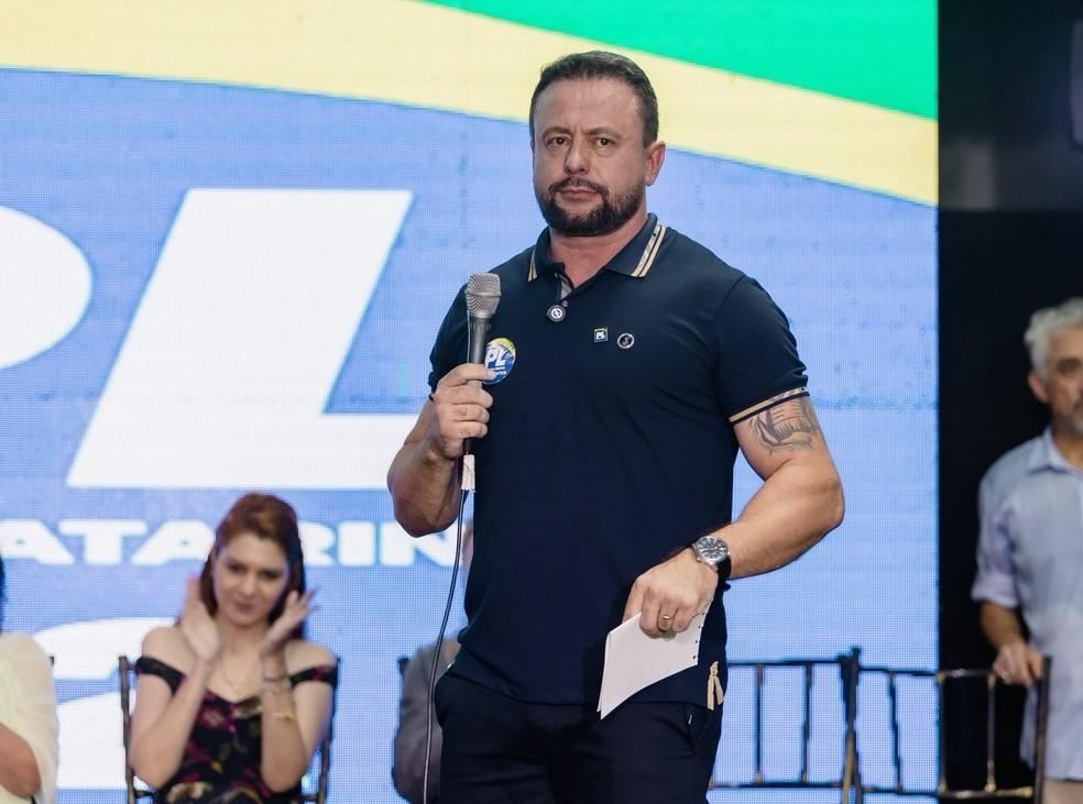 Ademar Pahl Filho conhecido como Popeye era presidente do PL em Navegantes SC Foto FacebookReproduo