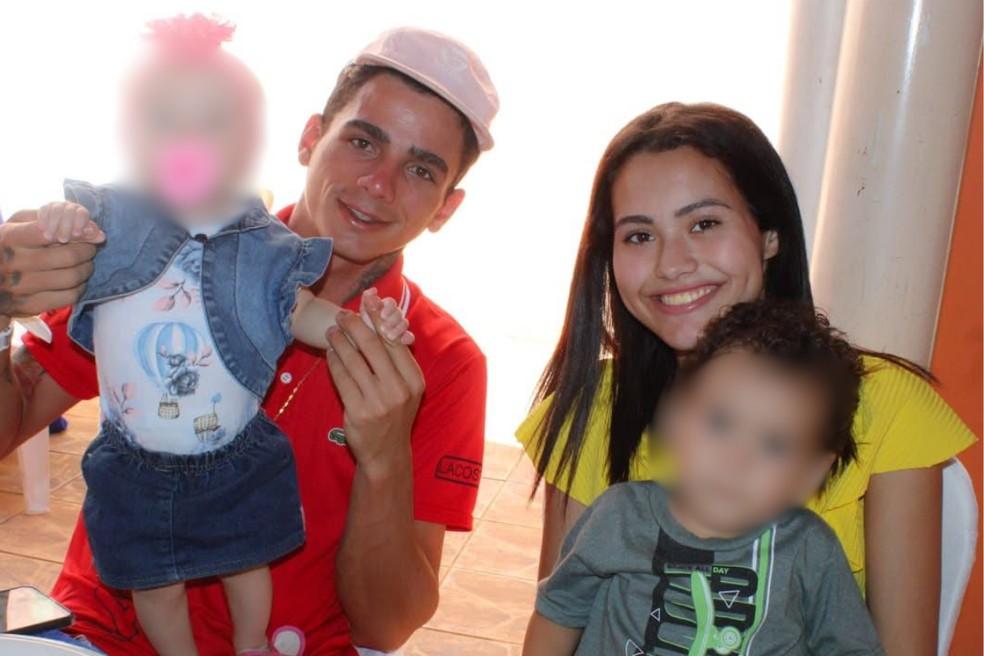 Denner Botassio de 24 anos matou a companheira Thalya Andrya Canhim Nunes de 21 anos em Dracena SP Foto Reproduoredes sociais