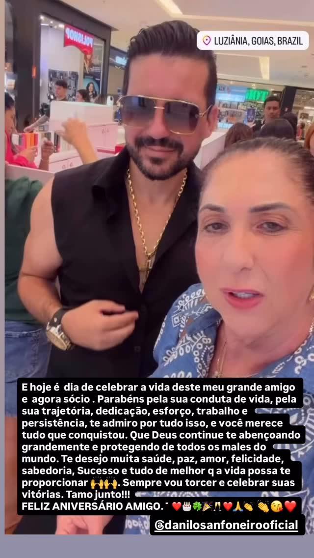 Margareth Serro e Danilo Nascimento - Foto Reproduo Instagram margareth_serrao