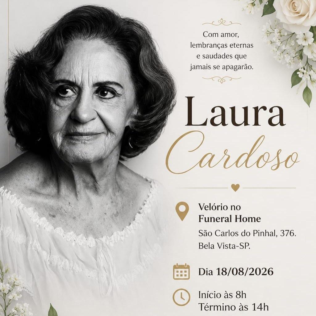 Velrio de Laura Cardoso - Foto Instagram